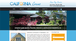 Desktop Screenshot of californiacrews.com